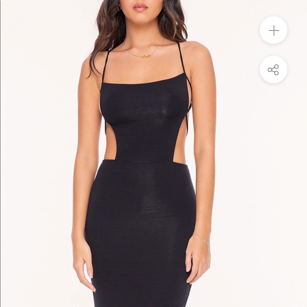 Indah tamri dress- black- small/medium